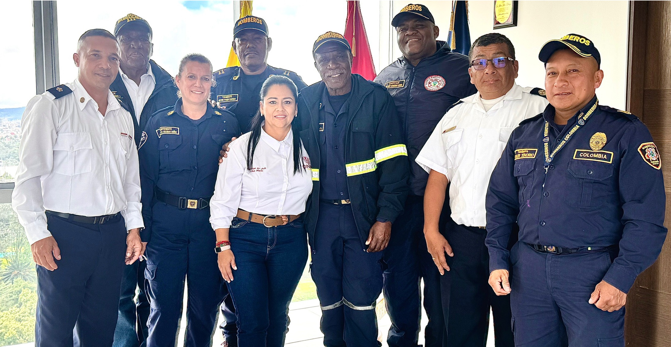 La DNBC recibió a delegaciones de bomberos de Armenia, Cauca, Casanare y Tolima