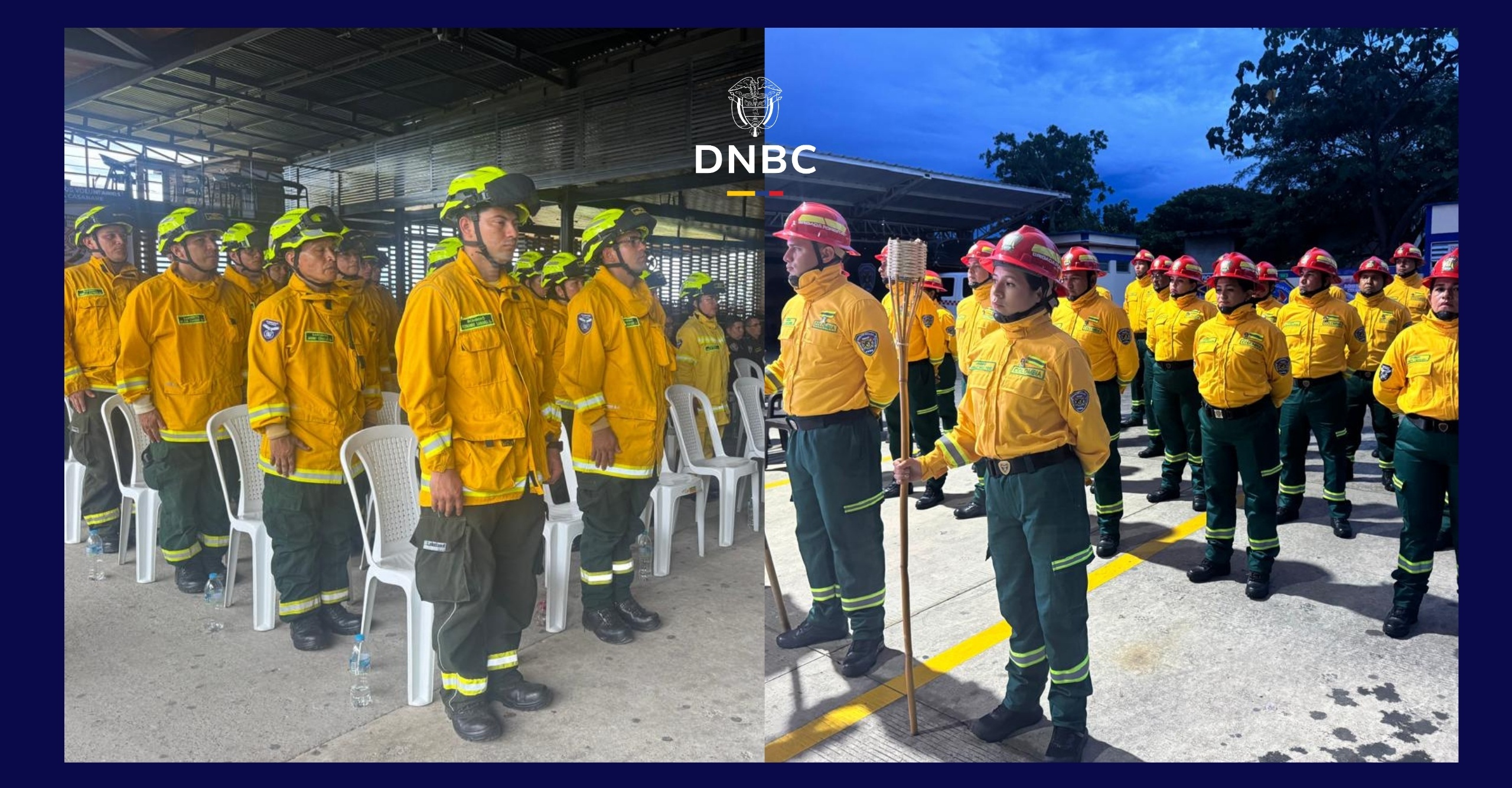 La DNBC certifica a las nuevas brigadas forestales especializadas de Villanueva y Aguazul en Casanare