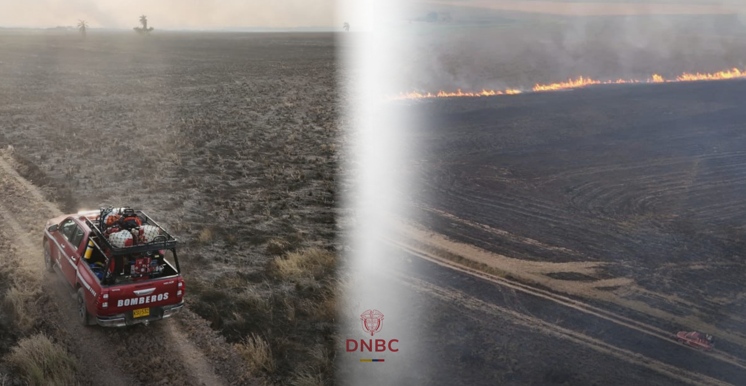 Bomberos Voluntarios de Yopal controlan incendios forestales tras extensas jornadas operativas en zona rural del municipio