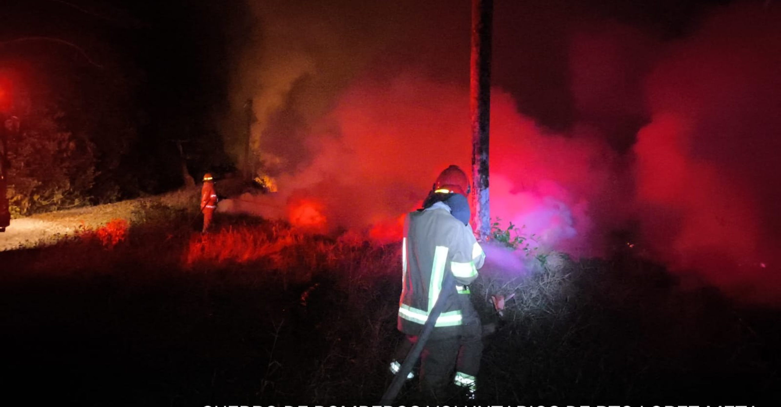 Incendio forestal en Puerto López, Meta, fue controlado y liquidado por unidades bomberiles