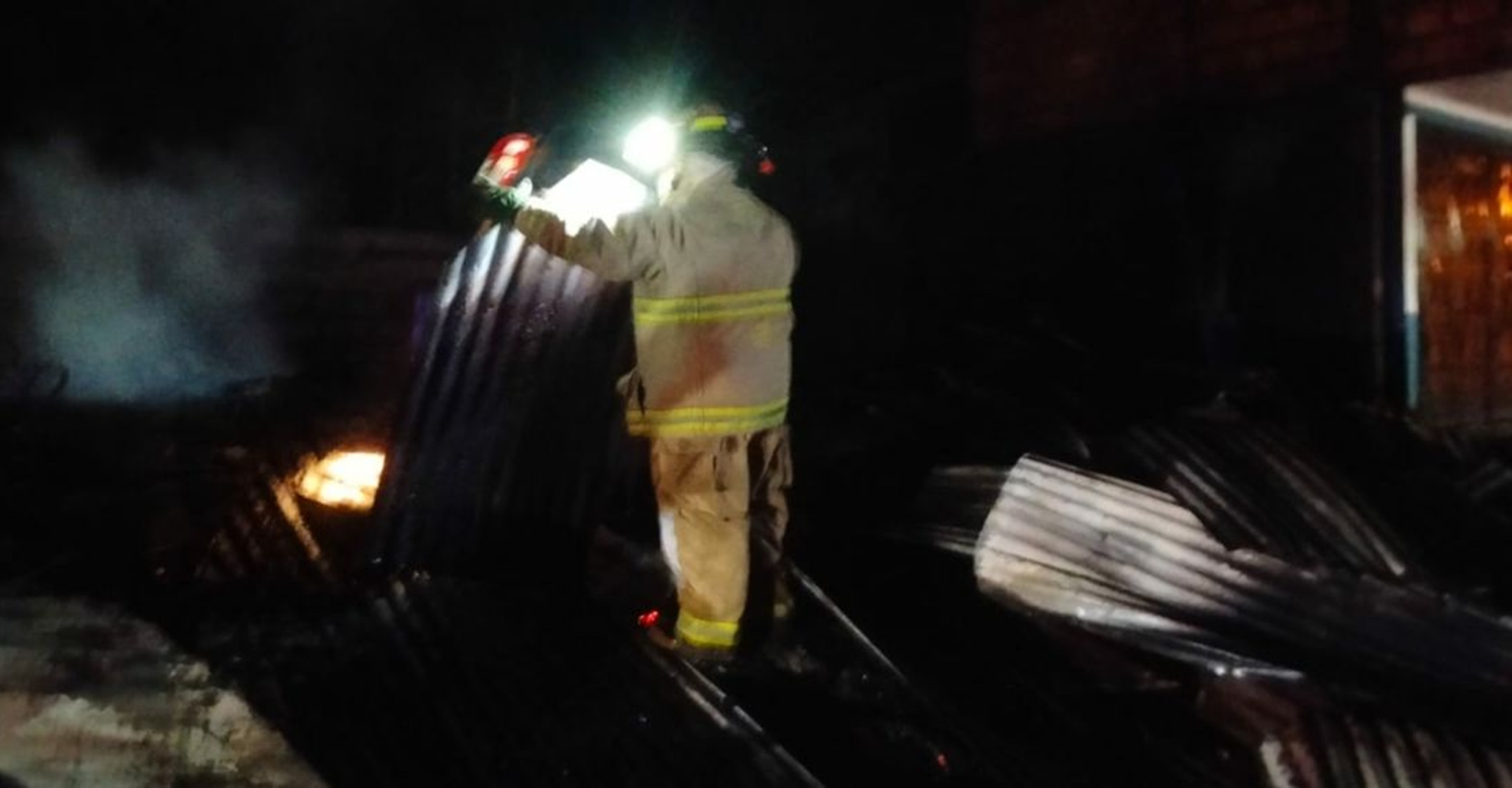 Bomberos de Líbano Tolima atendieron una emergencia por incendio Estructural