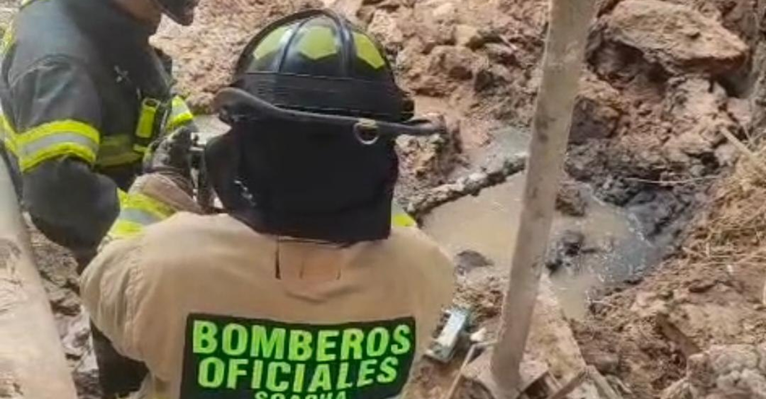 Bomberos de Soacha controlan fuga de gas en obra ubicada en el río Soacha sin personas lesionadas