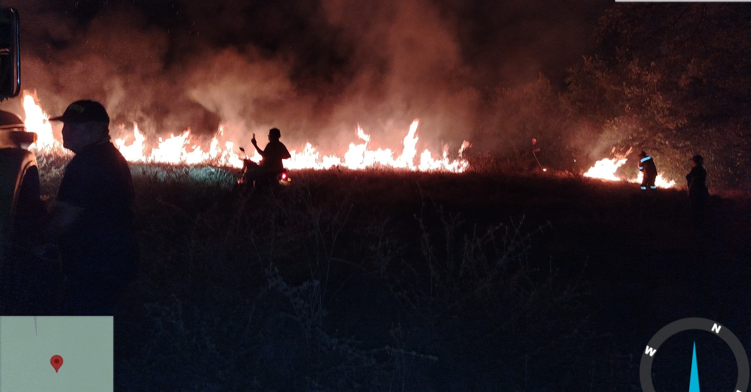 Bomberos de Guamo liquidaron incendio forestal en la vereda Chontaduro