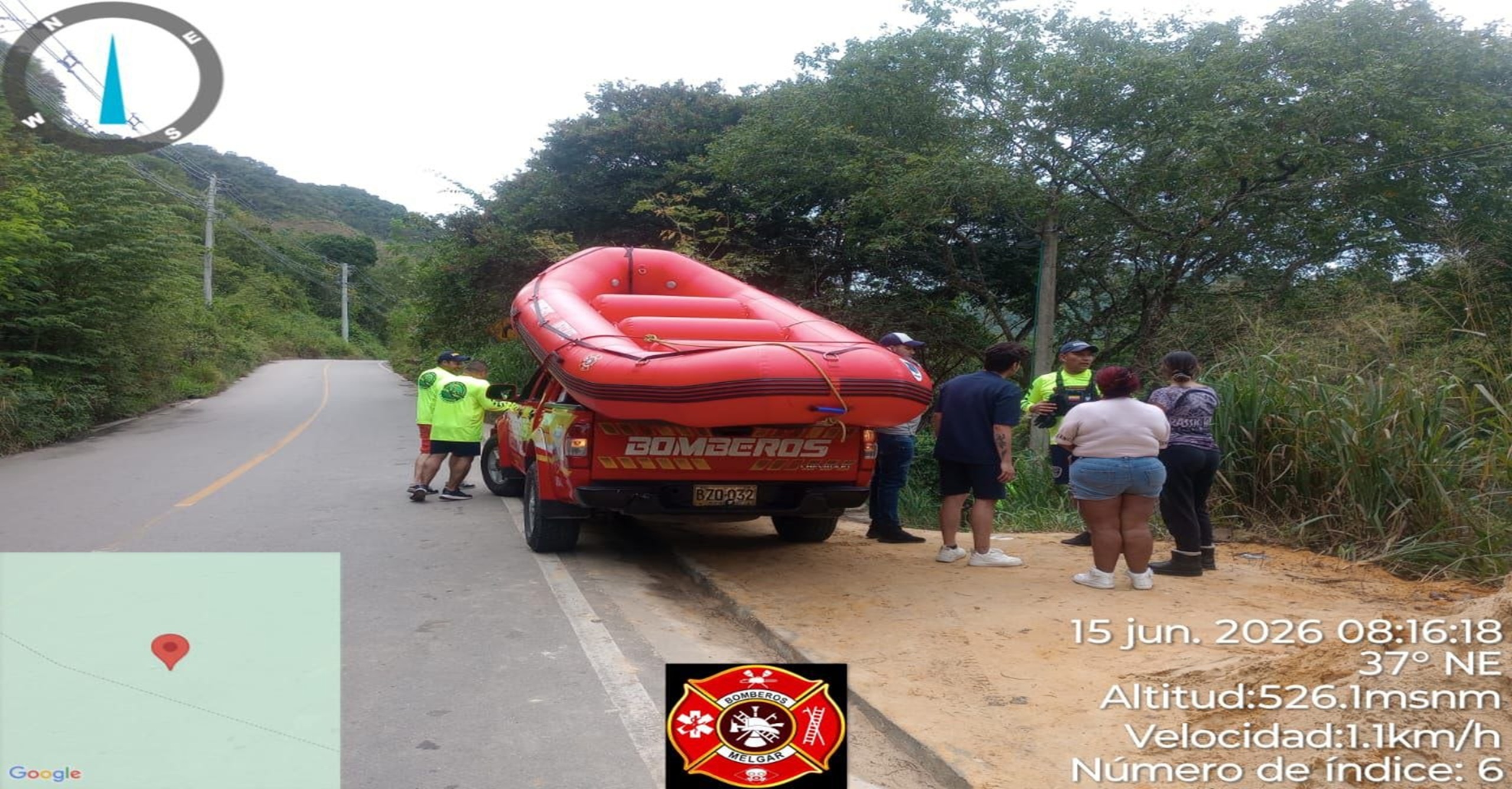 Bomberos y organismos especializados mantienen operación de búsqueda en el río Sumapaz entre Pandi e Icononzo